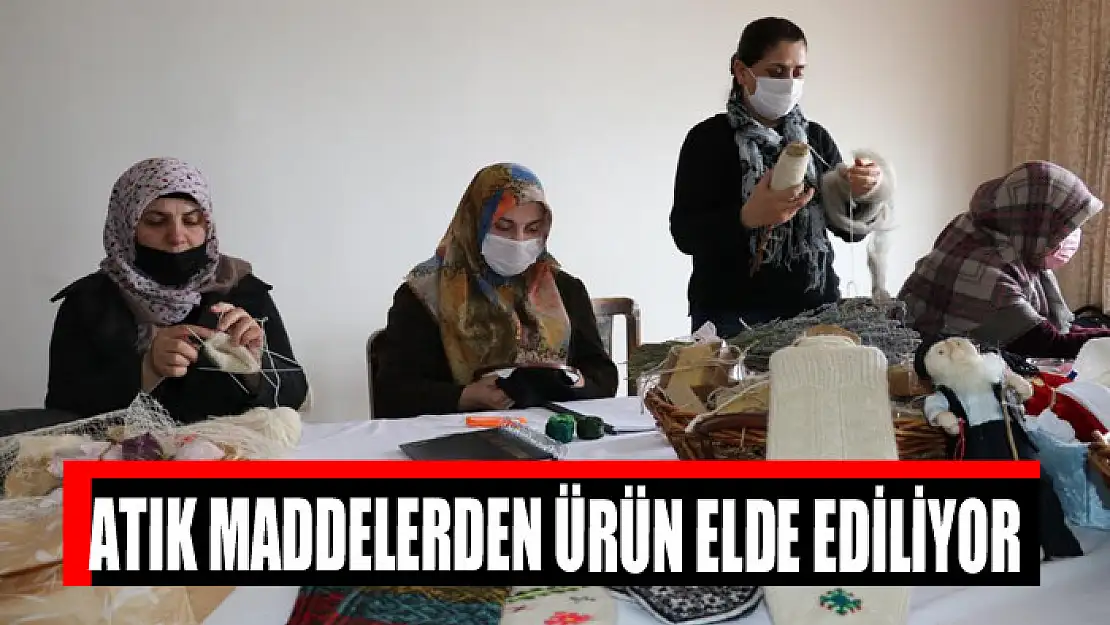 Atık maddelerden ürün elde ediliyor