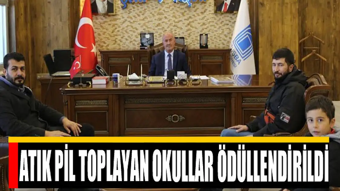 Atık pil toplayan okullar ödüllendirildi