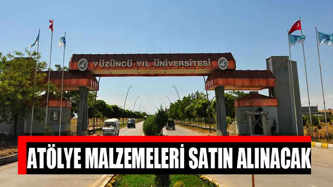 Atölye malzemeleri satın alınacak