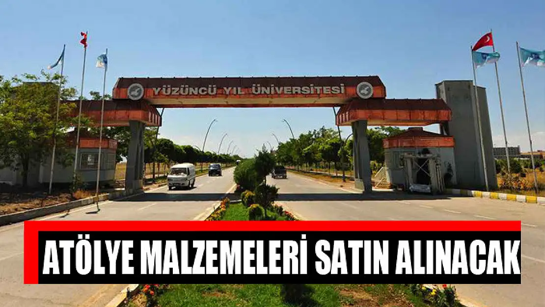 Atölye malzemeleri satın alınacak