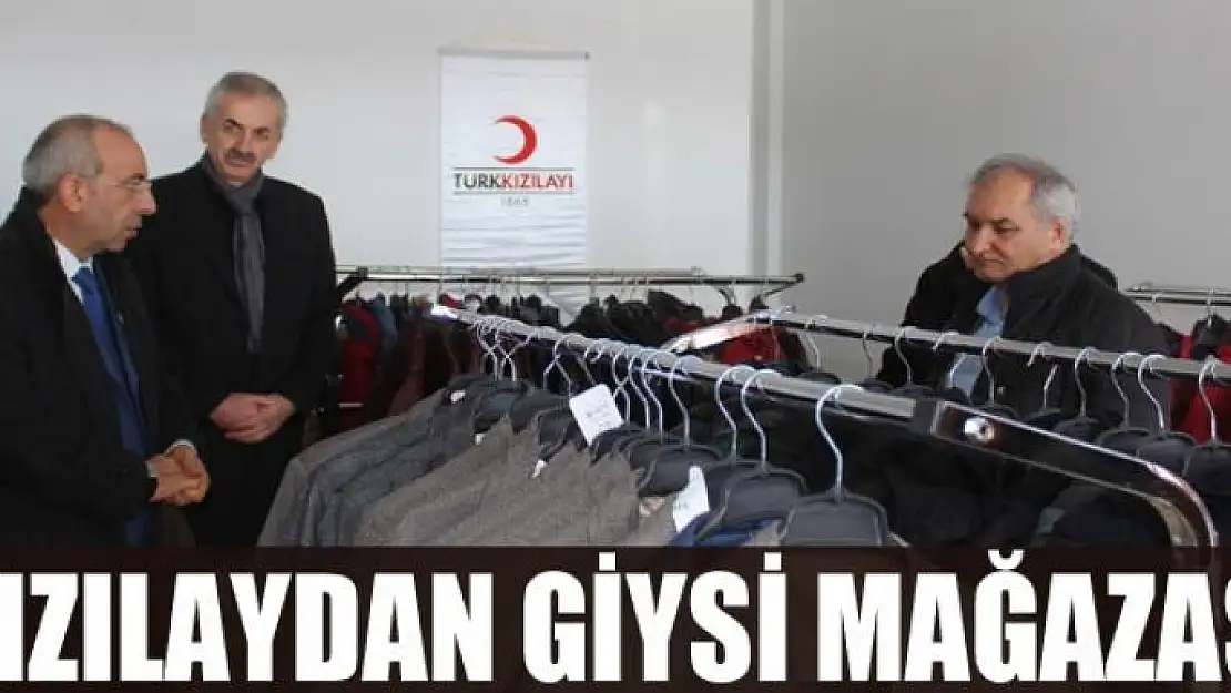 Kızılaydan giysi mağazası