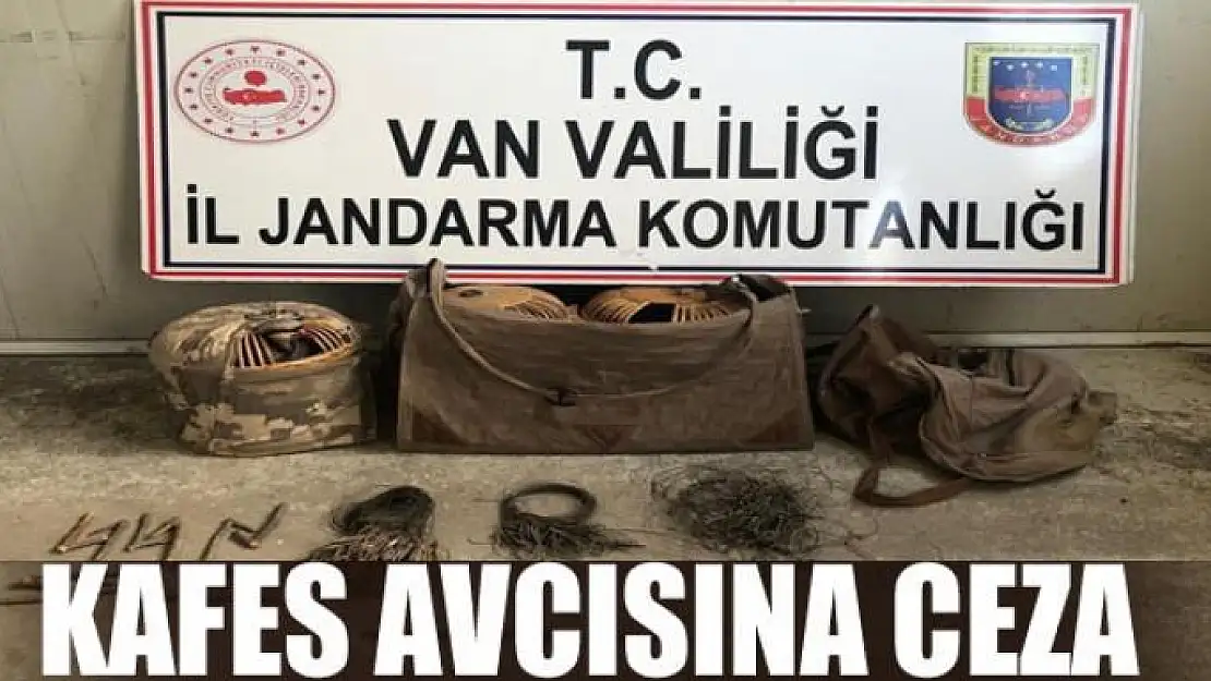 Kafes avcısına ceza