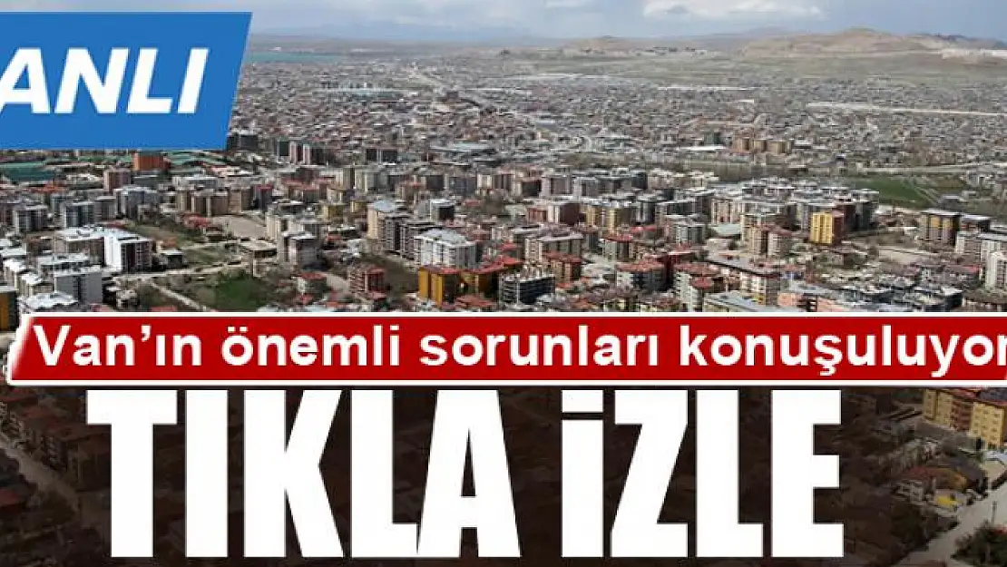 Van'ın önemli sorunları konuşuluyor