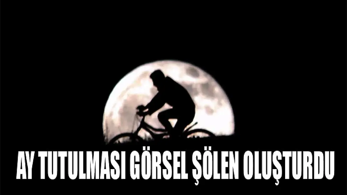 Ay tutulması görsel şölen oluşturdu