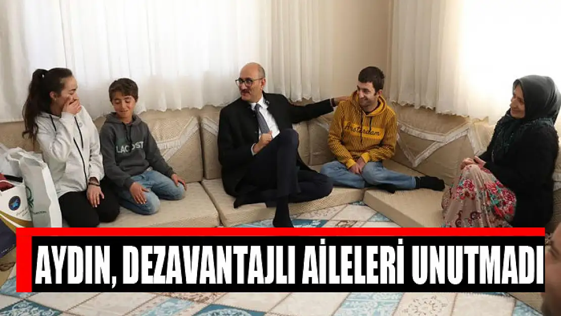 Aydın, dezavantajlı aileleri unutmadı