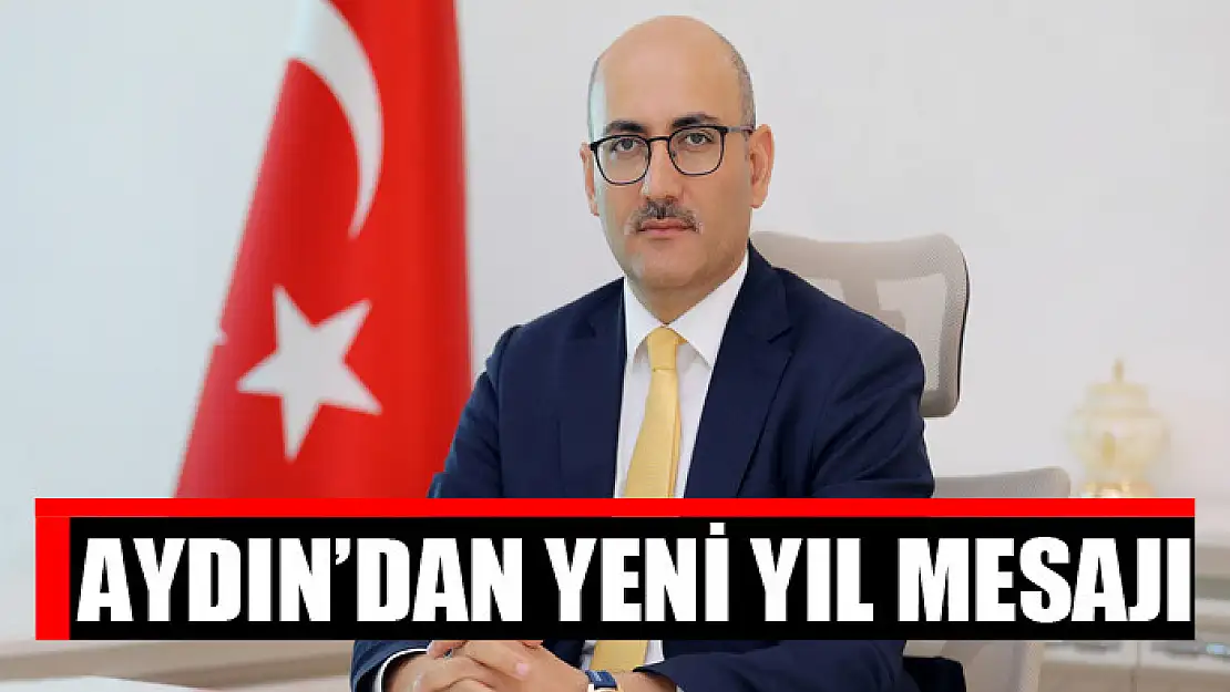 Aydın'dan yeni yıl mesajı