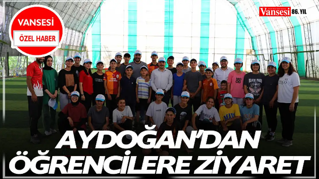 Aydoğan'dan öğrencilere ziyaret 