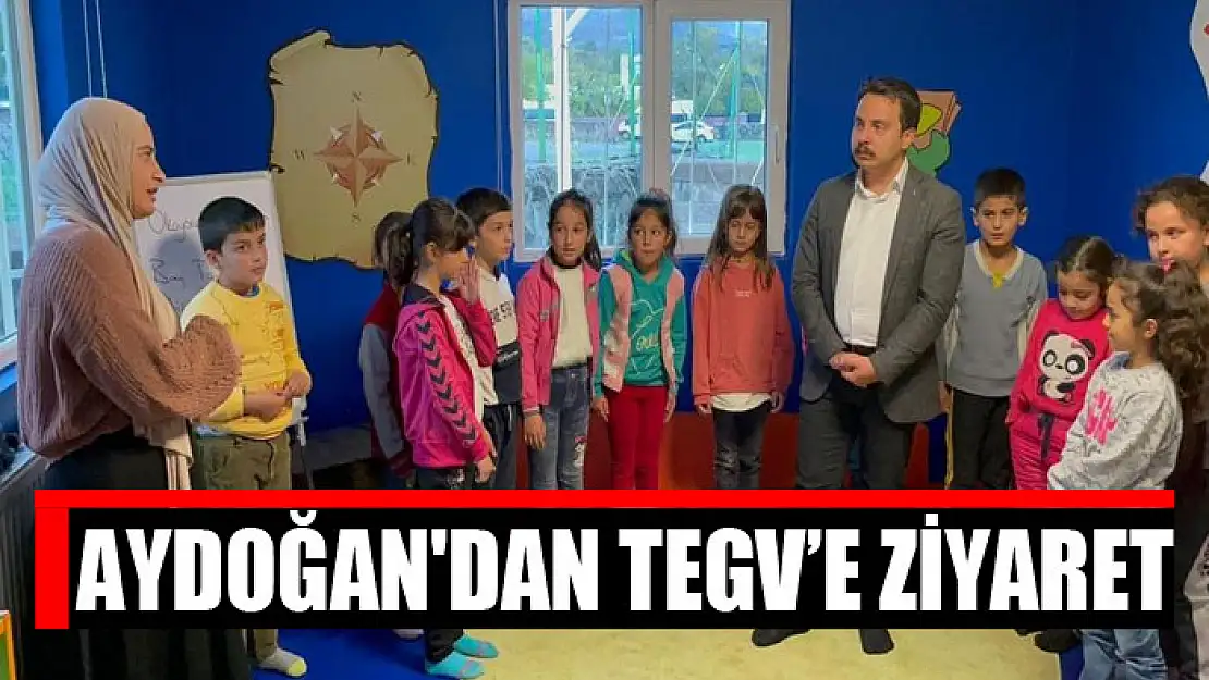 Aydoğan'dan TEGV'e ziyaret