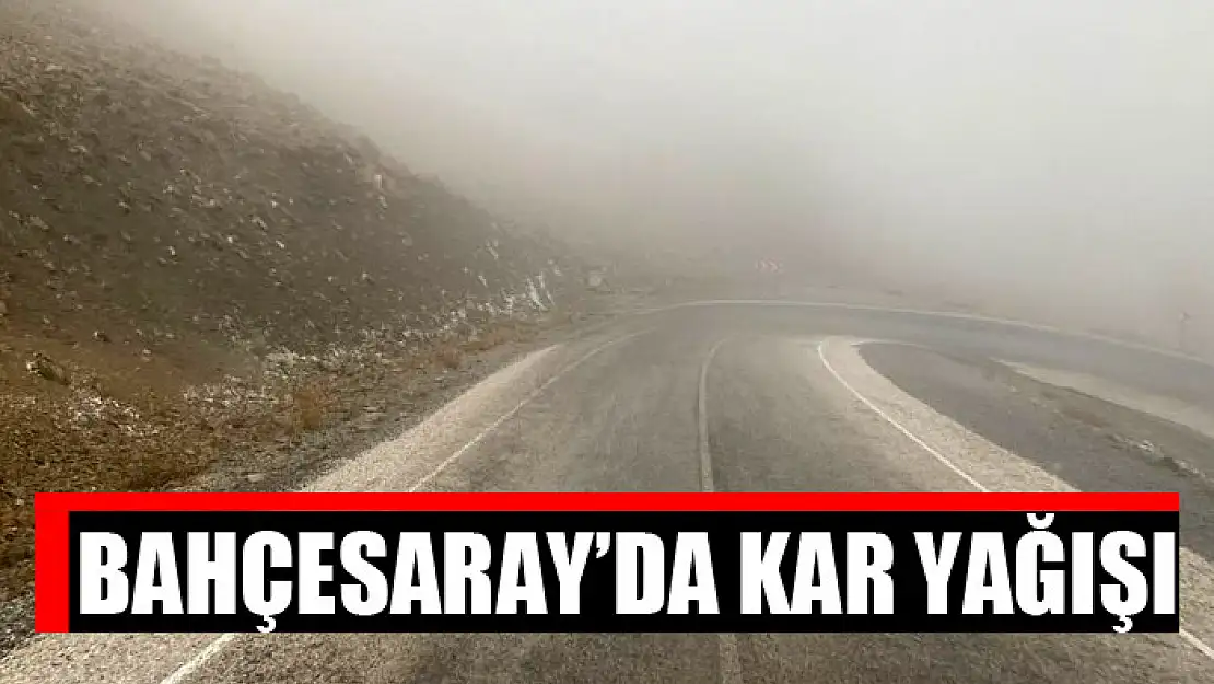 Bahçesaray'da kar yağışı