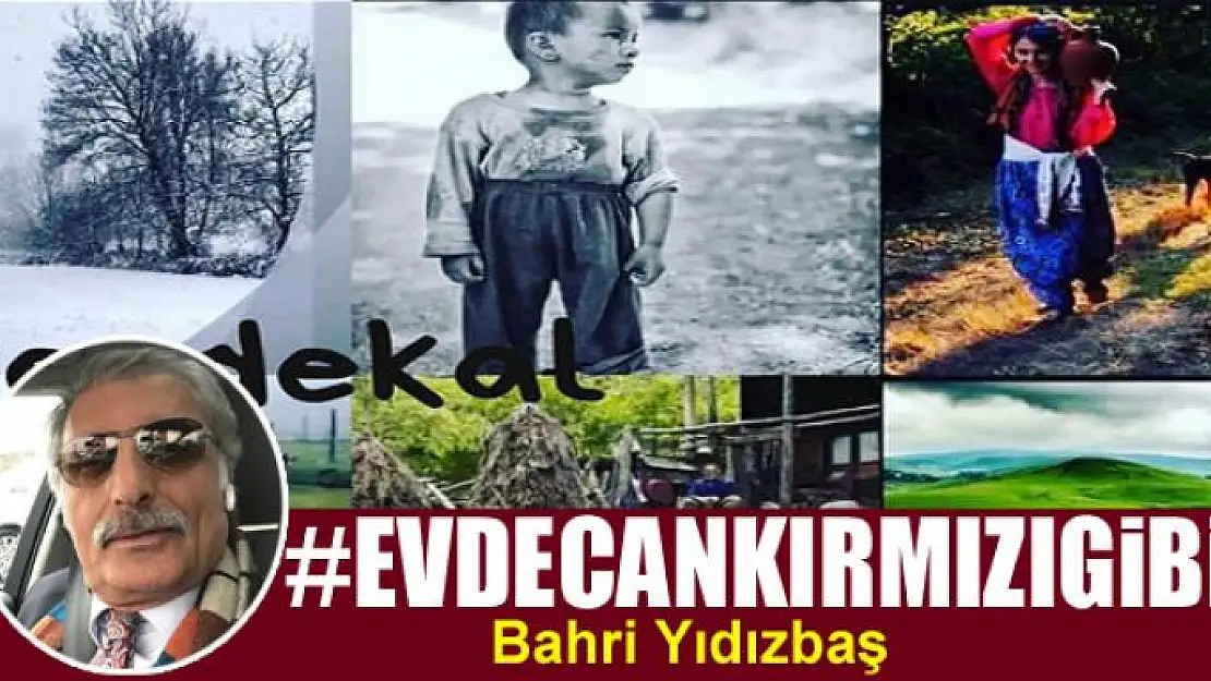 #Evdecankırmızıgibi