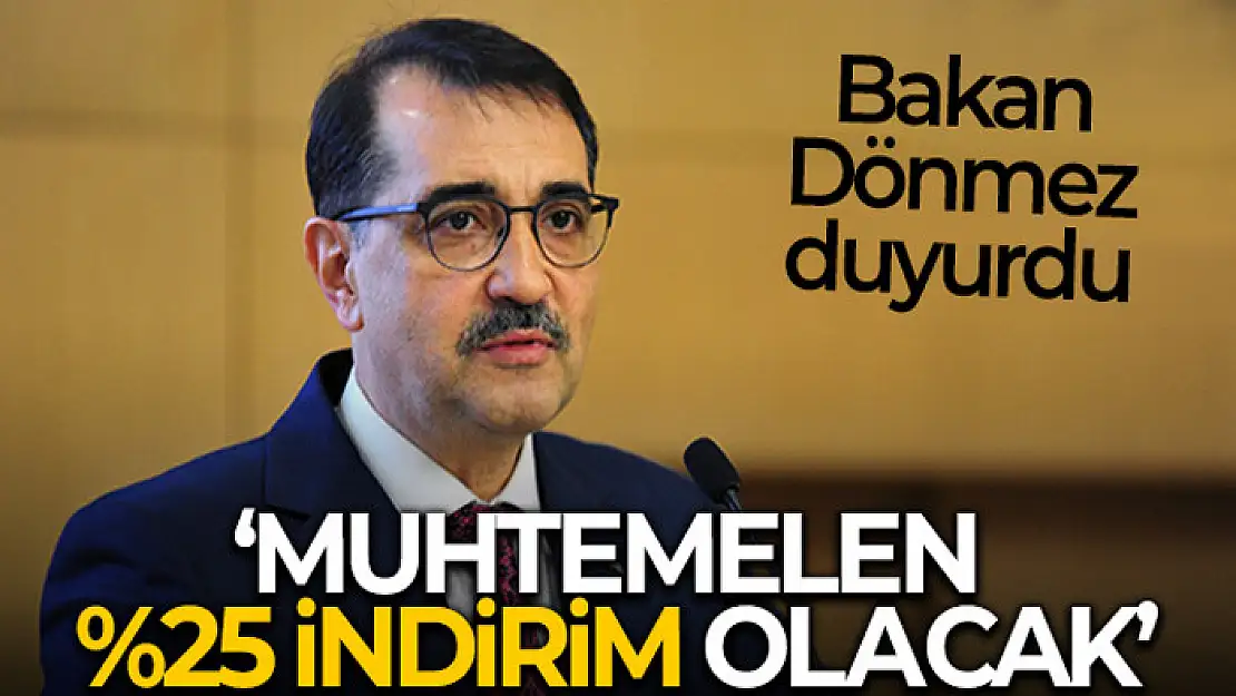 Bakan Dönmez duyurdu: Esnaf için yüzde 25 indirim olacak