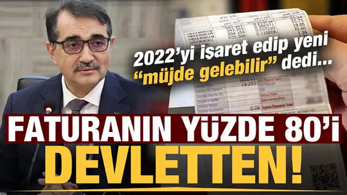 Bakan Dönmez duyurdu: Faturanın yüzde 80'i devletten!