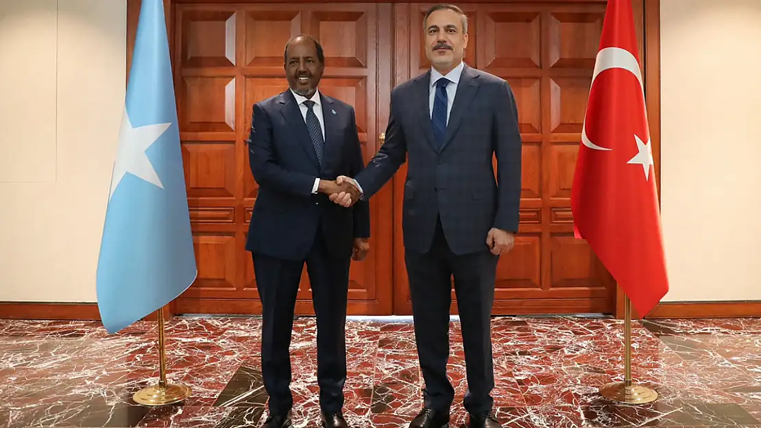 Bakan Fidan, Somali Cumhurbaşkanı Mahmud ile görüştü