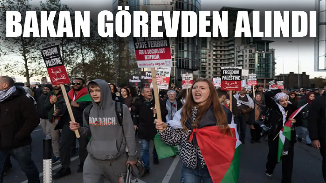 Bakan görevden alındı!