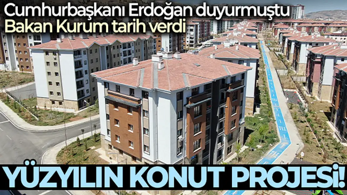 Bakan Kurum paylaştı! Dev sosyal konut projesinin açıklanacağı tarih belli oldu