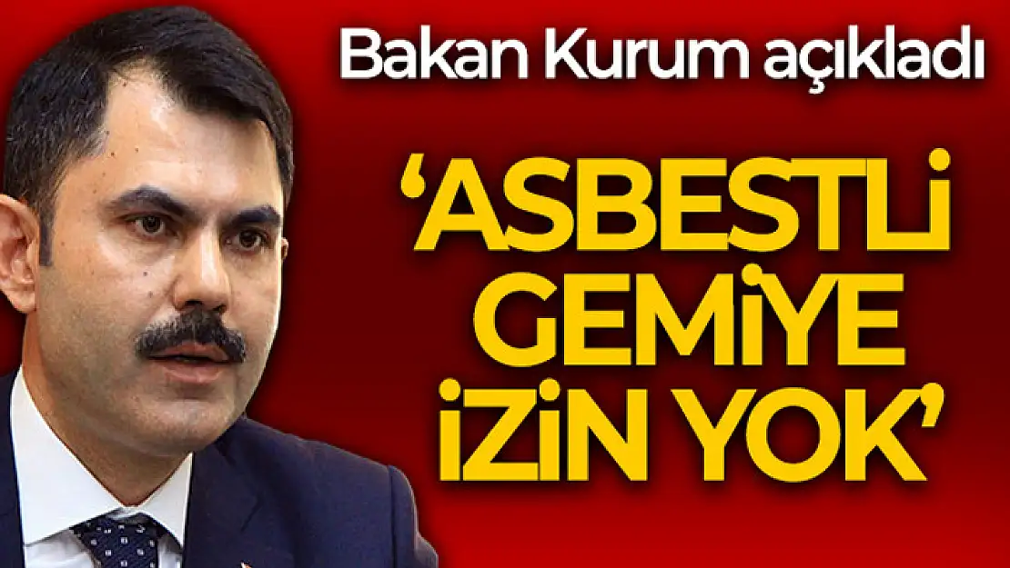 Bakan Kurum'dan NAE Sao Paulo gemisiyle ilgili açıklama