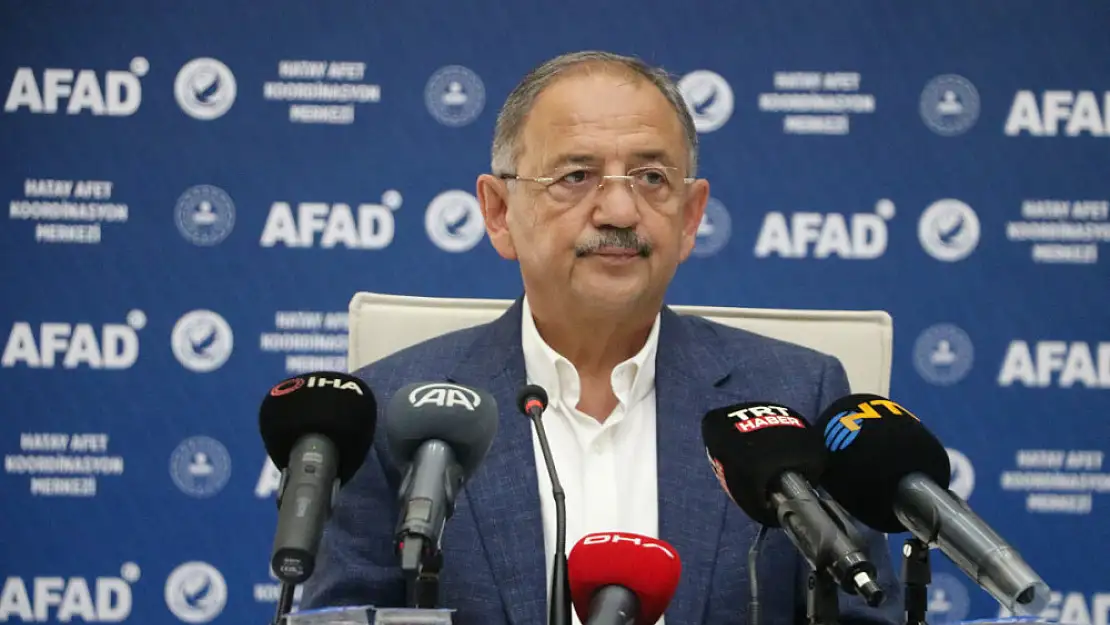 Bakan Özhadeki: 'Hatay'ı eski haline kavuşturmak bizim görevimiz'