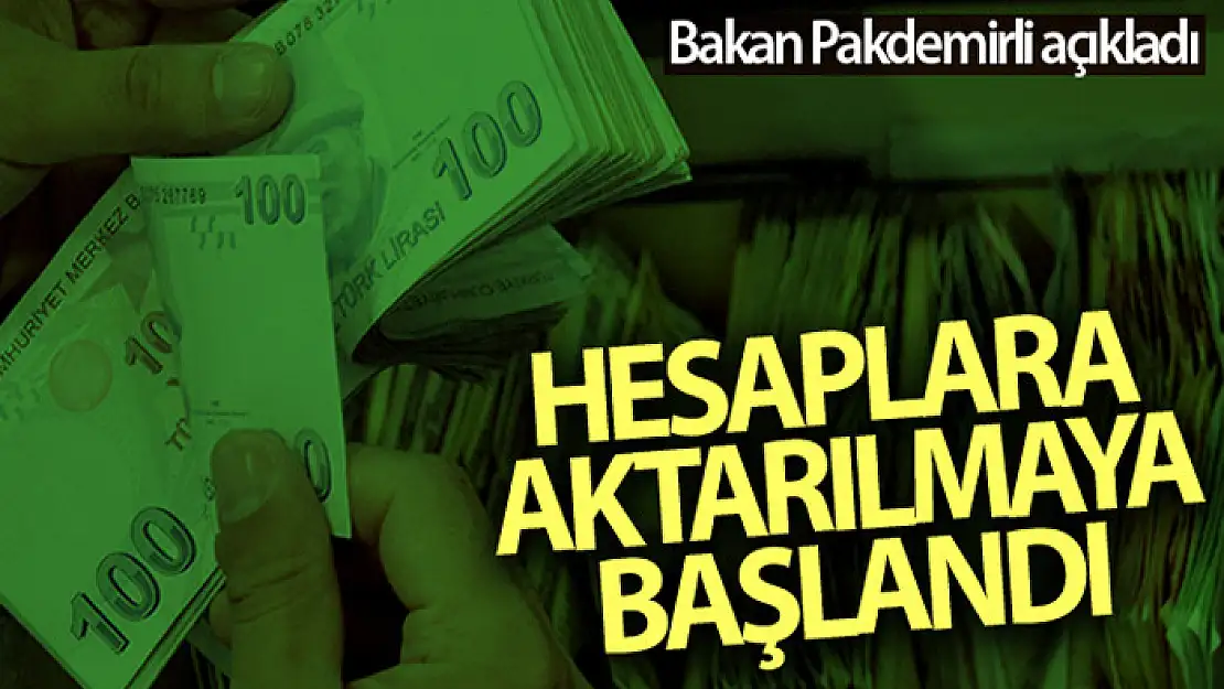 Bakan Pakdemirli: 107 milyon 557 bin liralık destek ödemesi hesaplara aktarılmaya başlandı