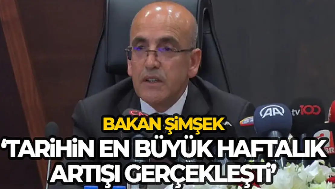 Bakan Şimşek'ten önemli açıklamalar