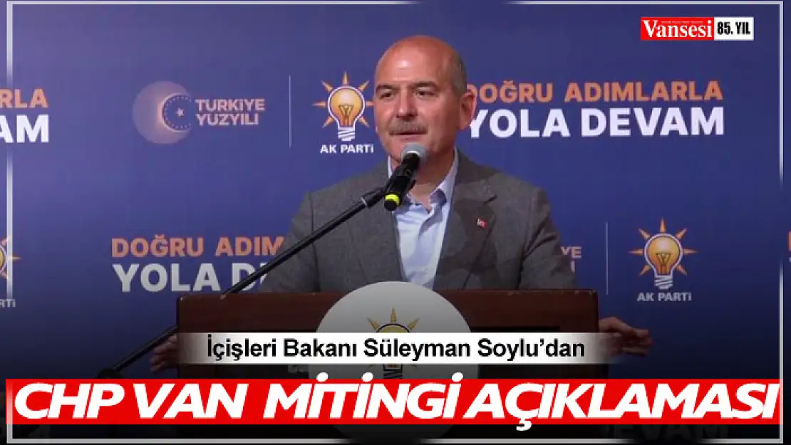 Bakan Soylu: 'HDP bayrağı salladılar. PKK'nın zafer işaretini yaptılar'