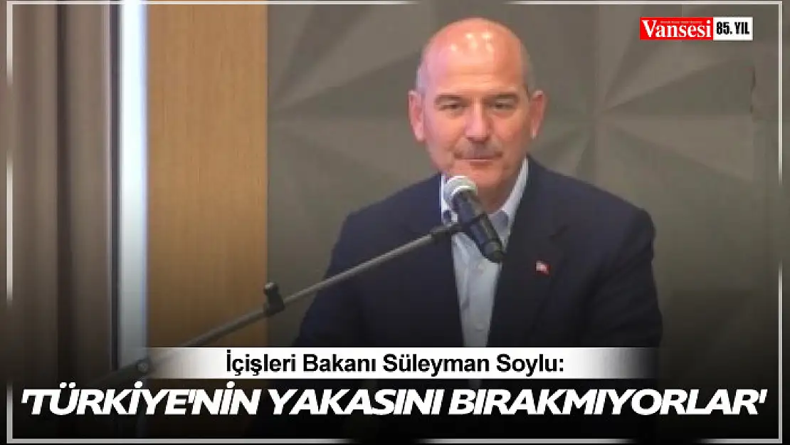 Bakan Soylu: 'Türkiye'nin yakasını bırakmıyorlar'