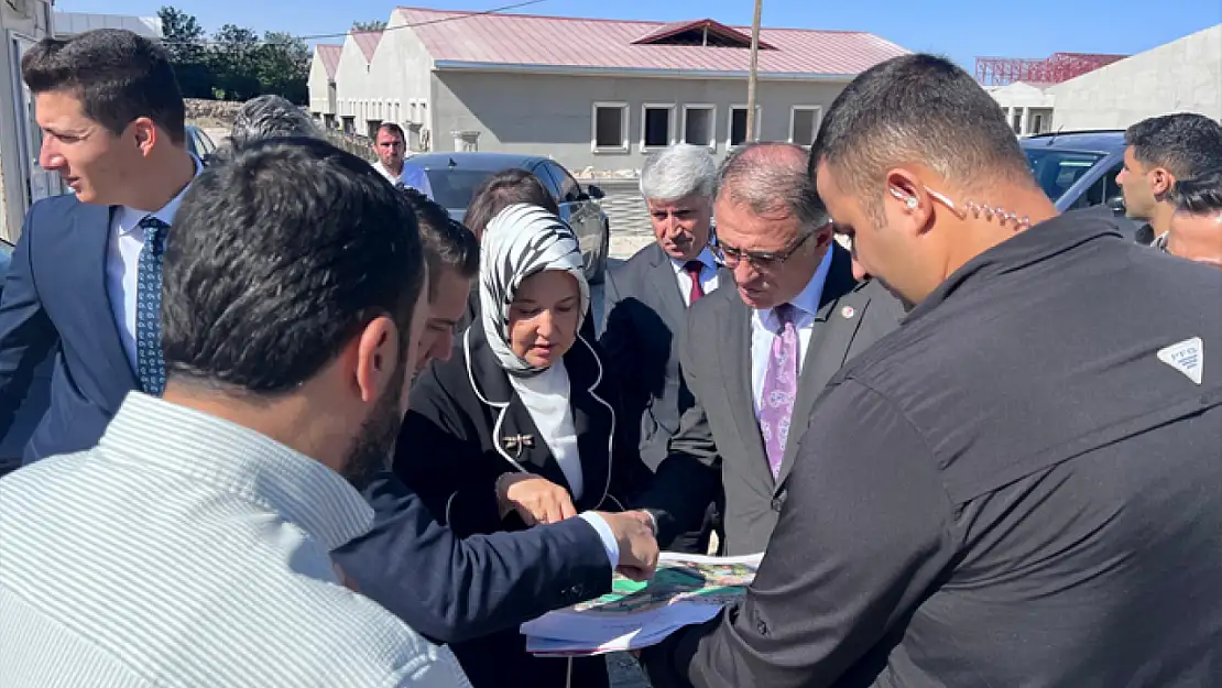 Bakan Yardımcısı Yenigün, Sosyal Hizmetler Kampüsü inşaatını inceledi