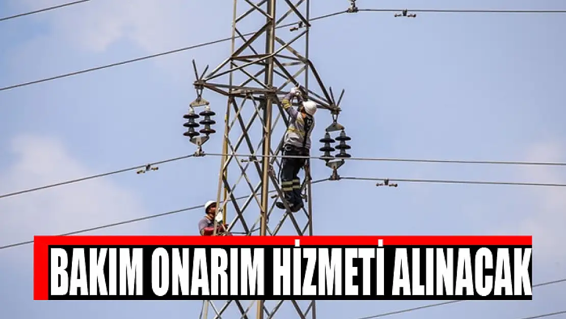 Bakım onarım hizmeti alınacak