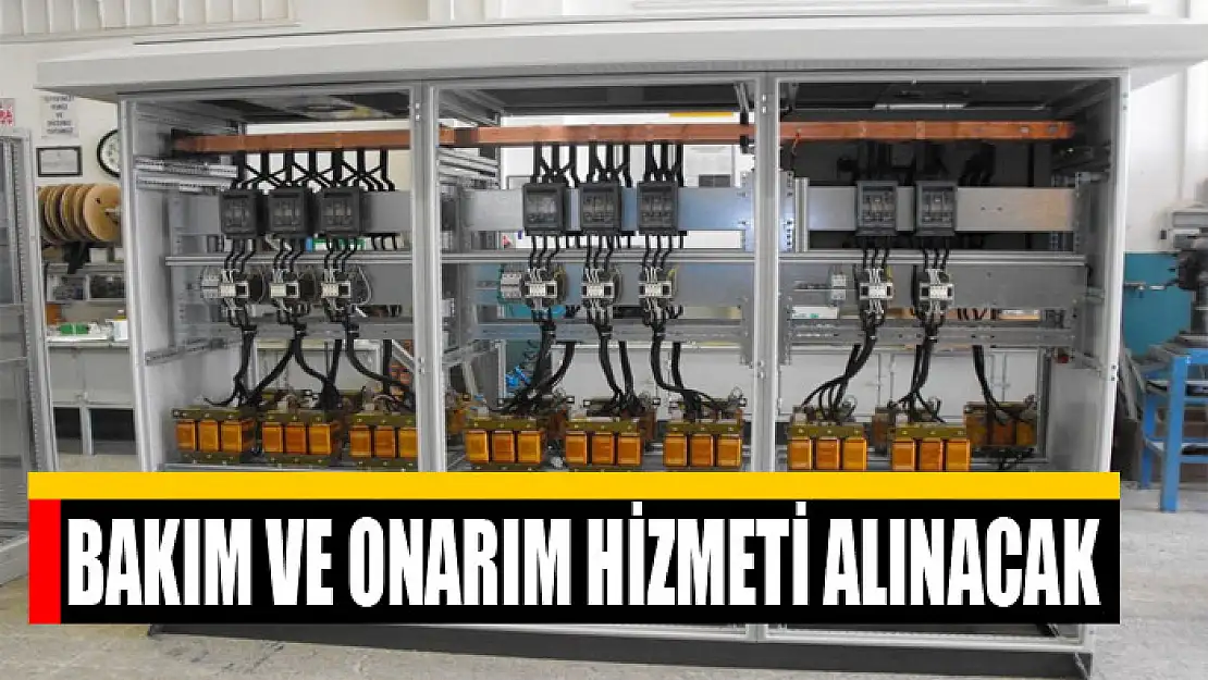 Bakım ve onarım hizmeti alınacak