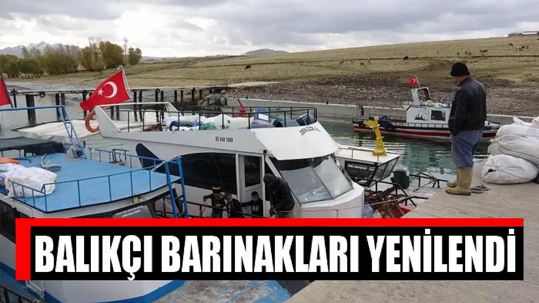 Balıkçı barınakları yenilendi