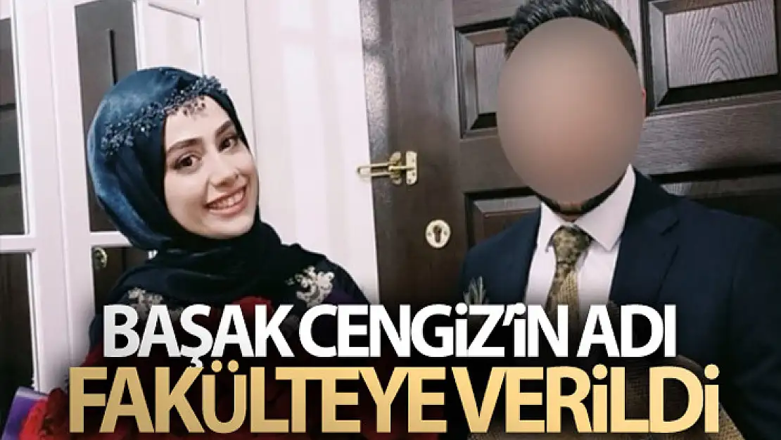 Başak Cengiz'in adı Karabük Üniversitesi Mimarlık Fakültesi'ne verildi