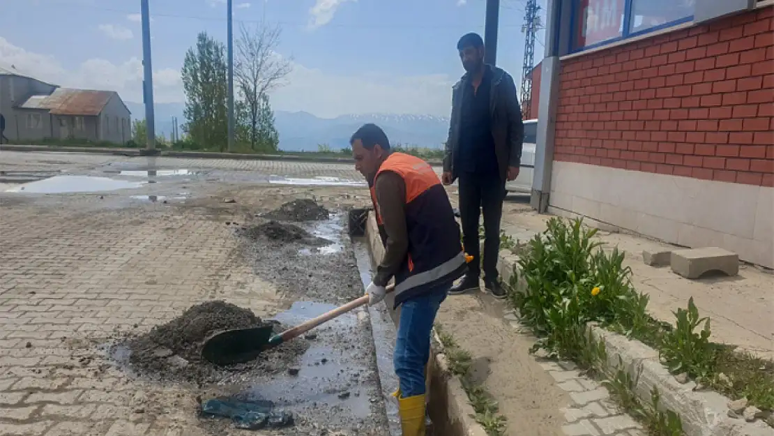 Başkale Belediyesi'nden logar temizliği