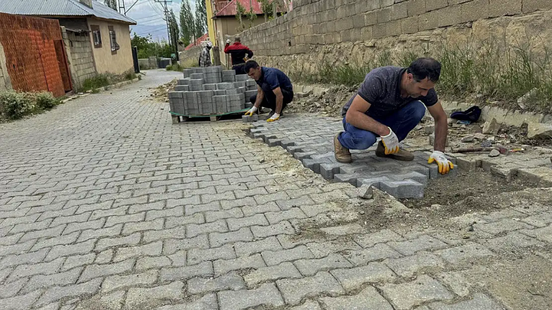 Başkale'de yollar onarılıyor