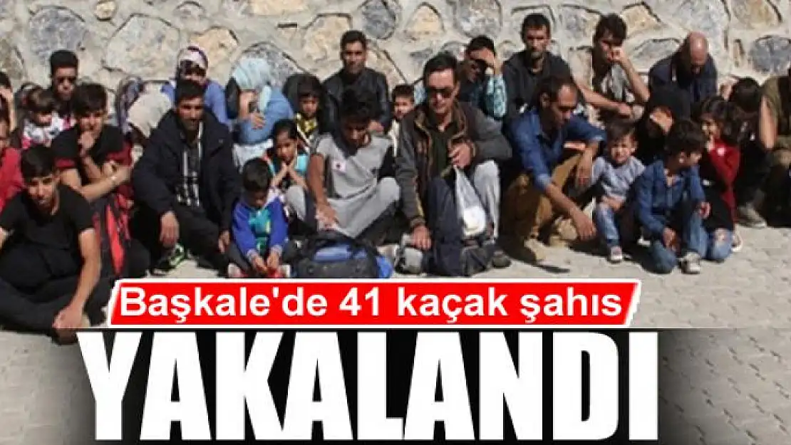 Başkale'de 41 kaçak göçmen yakalandı