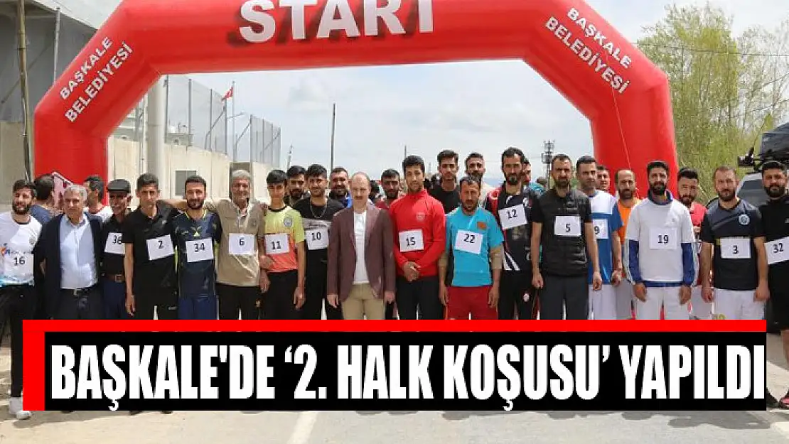 Başkale'de '2. Halk Koşusu' yapıldı