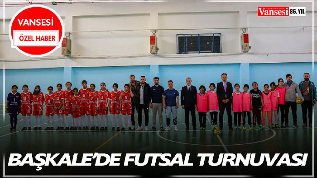 Başkale'de Futsal turnuvası 