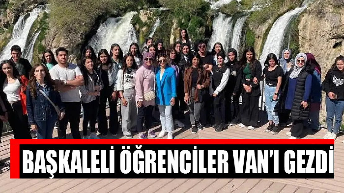 Başkaleli öğrenciler Van'ı gezdi