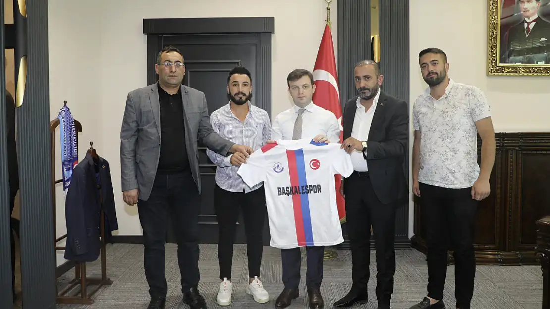 Başkalespor'dan Kaymakam Erdoğan'a ziyaret