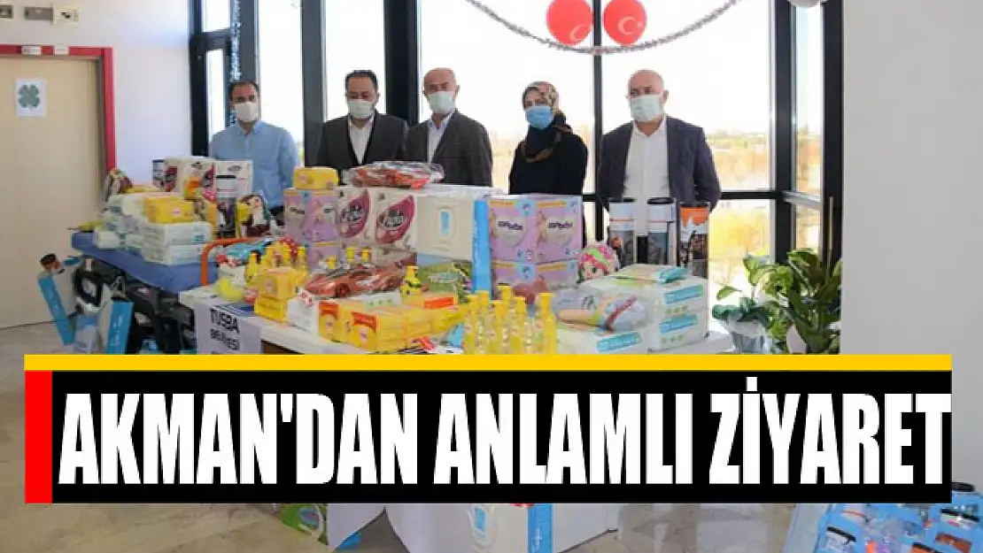 Başkan Akman'dan anlamlı ziyaret