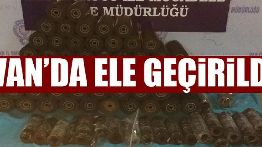 Van'da ele geçirildi