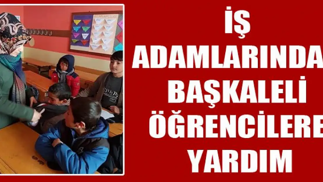 İş adamlarından Başkaleli öğrencilere yardım