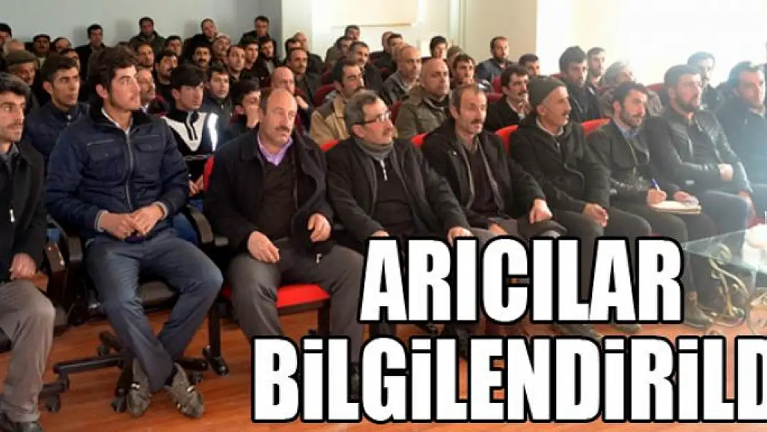 Arıcılar bilgilendirildi 