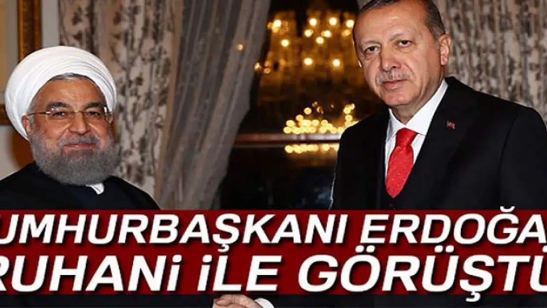 Cumhurbaşkanı Erdoğan, İran Cumhurbaşkanı ile görüştü