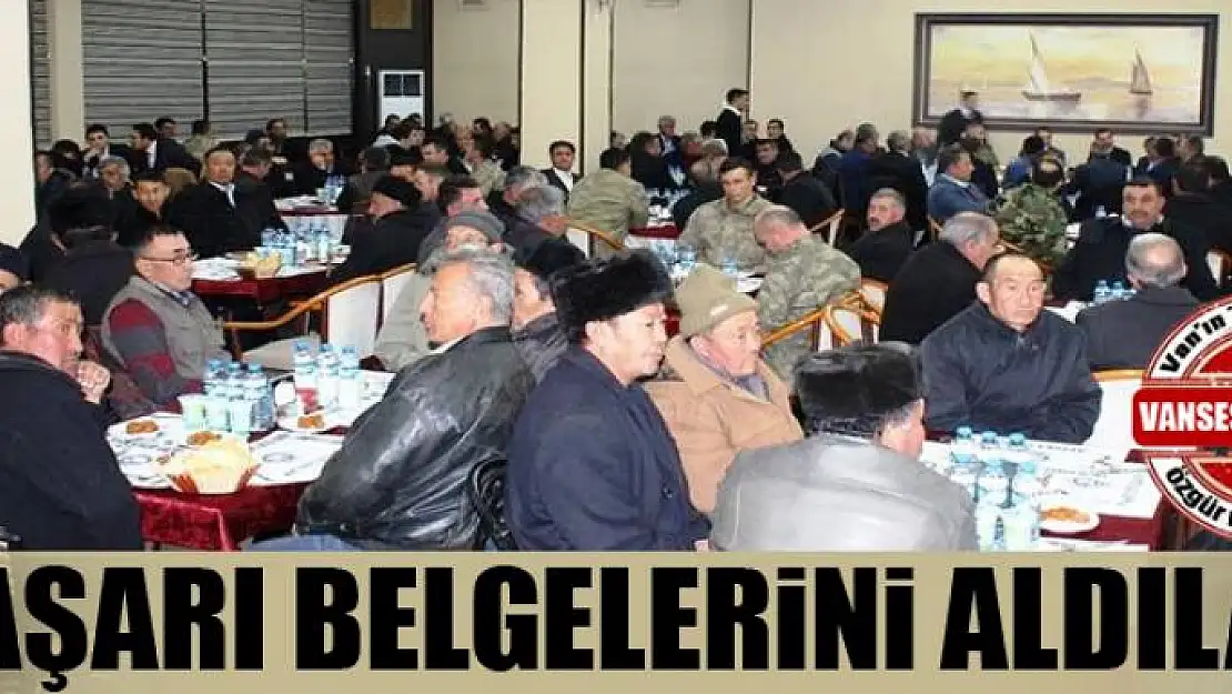 Emekli ayrılan koruculara başarı belgesi