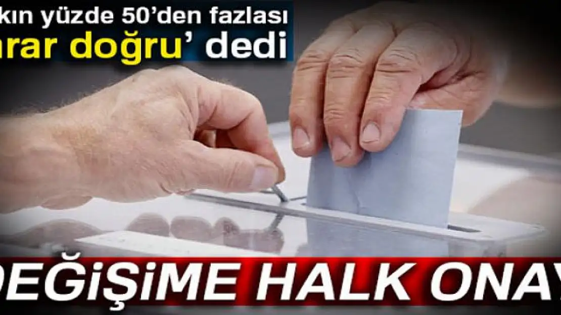 AK Parti kamuoyunun nabzını tuttu: Halkın çoğu değişimden yana