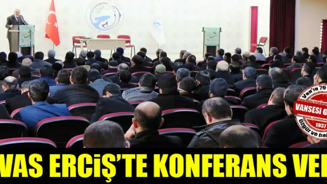 Müftü Arvas Erciş'te konferans verdi