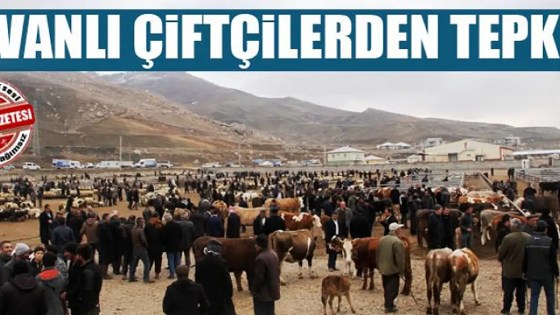 Vanlı çiftçilerden 'et fiyatı'na tepki