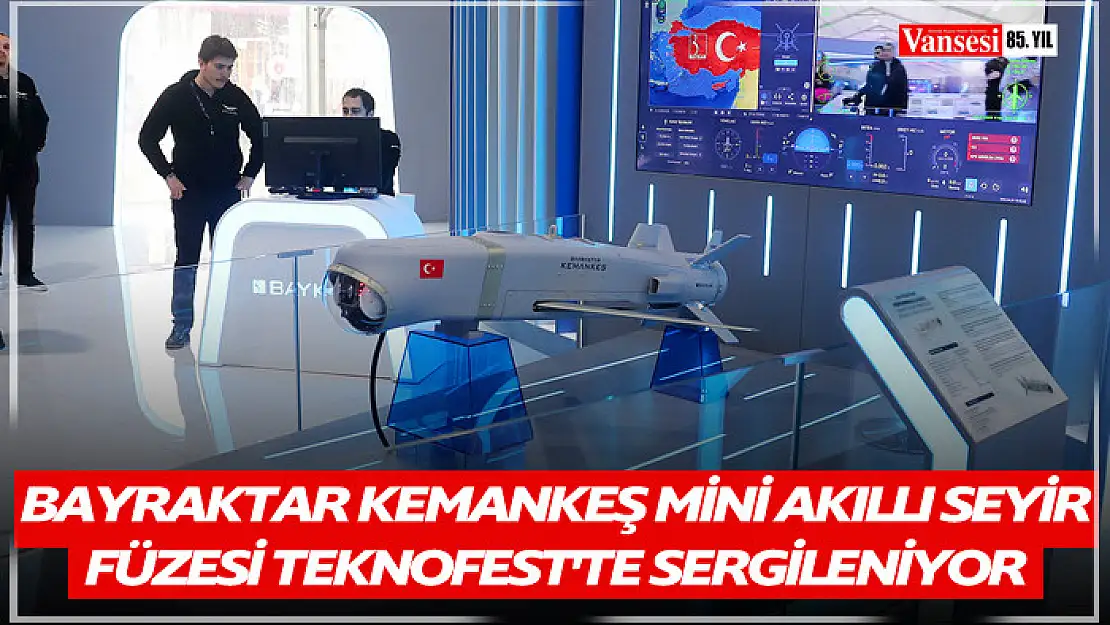 Bayraktar KEMANKEŞ Mini Akıllı Seyir Füzesi TEKNOFEST'te sergileniyor