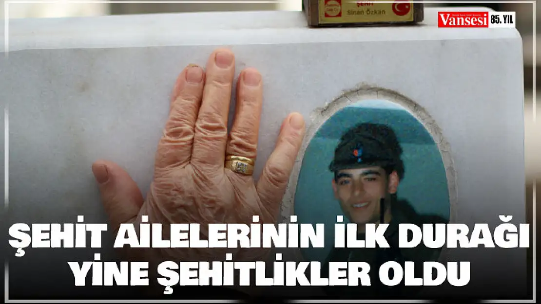 Bayram öncesinde şehit ailelerinin ilk durağı yine şehitlikler oldu