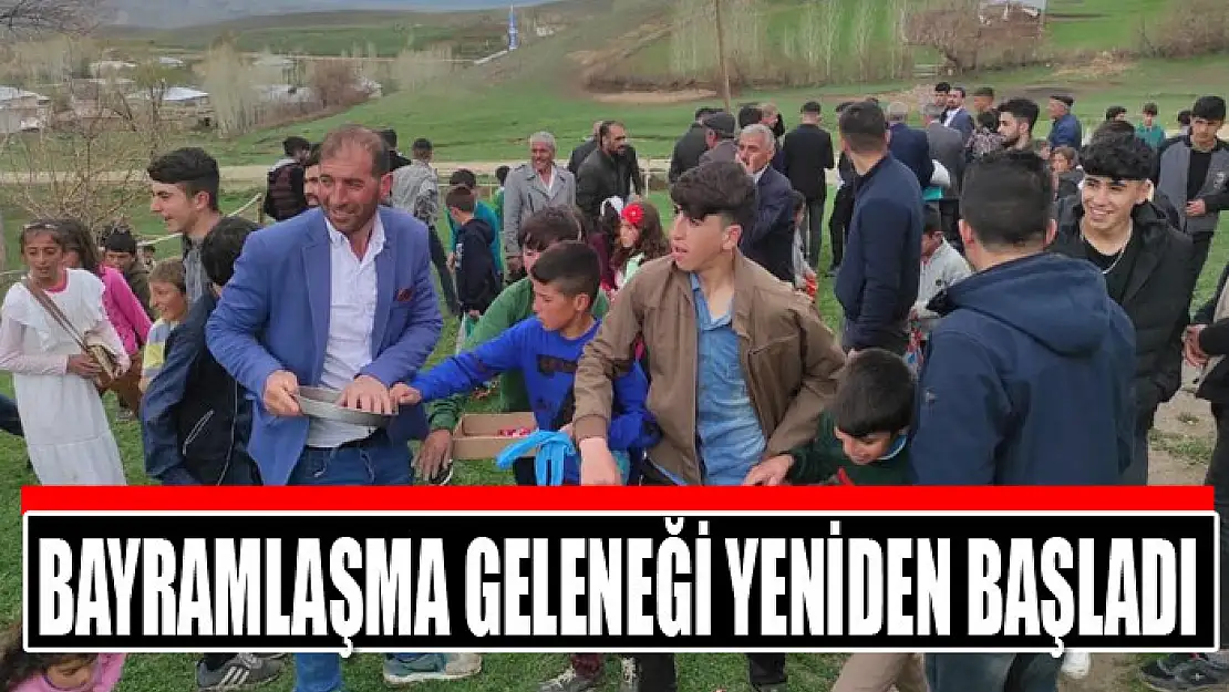 Bayramlaşma geleneği yeniden başladı