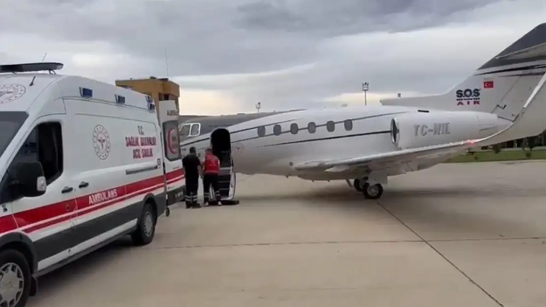 Bebek Çoban için ambulans uçak havalandı